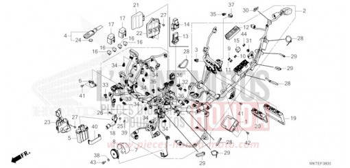 WIRE HARNESS ADV750S de 2025